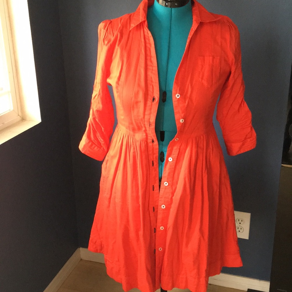 Moulinette Soeurs orange dress